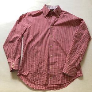 Men’s TailorByrd Red Check button down shirt